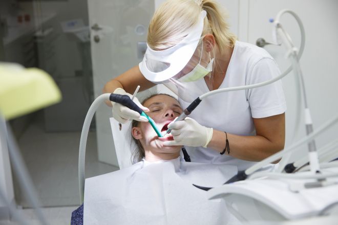 what is involved in a professional teeth cleaning