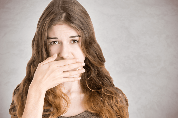 three things that could be causing bad breath